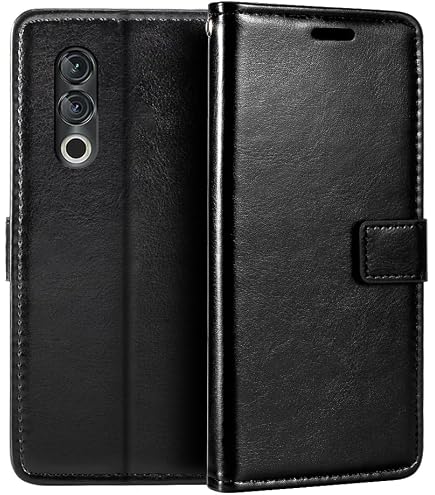 PU Leder Flip Hülle Für Doogee Blade 10 Power – Mit Magnetverschluss, Kartenfach, Ständerfunktion & TPU-Schutz, Schwarz