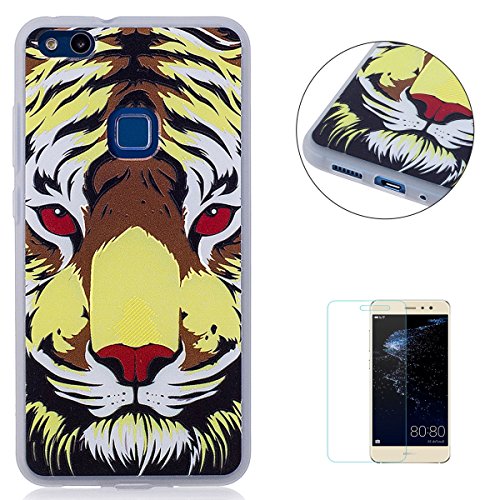 Kasehom Huawei P10 Lite Case Free Screen Protector Fancy Scrub