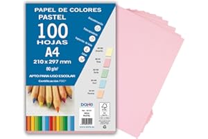 DOHE 30191 – opakowanie 100 papieru A4, 80 g, różowy niemowlęcy