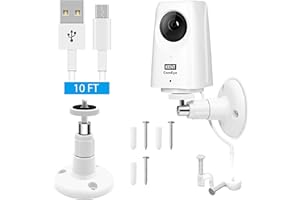 Kent Cam Wired 10 feet Long 360 Security Wall Mounting Kit Camera with Multiple Installation Options , USB Cable with Indoor Mount (White) 1 61cKMOHzKnL. AC UL302 SR302,200