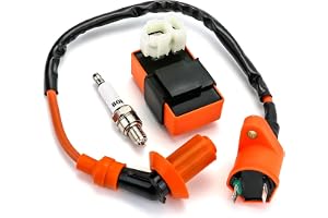 CDI tändspole, tändspole tändstift tändningssystem för GY6 50 CC 125 CC 150 CC, Samfox Racing Performance CDI tändstift kompa