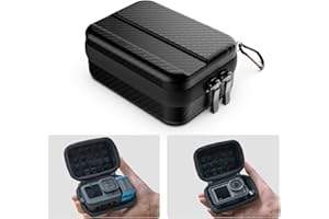 SUREWO Mini Pro Carrying Case for GoPro, Hard Shell Travel Storage Case for DJI Osmo Action 5 Pro/4/3,Hero 13/12/11/10/9/8/7/6/5/4,AKASO,Campark Camera and More
