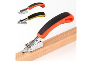 GENERIC Upholstery Staple Remover,Staple Puller Tool with Ergonomic Handle,Heavy Duty Lifter Carpet Remover, Nail Puller for Removing All Kinds of Staples for Furniture,Canvas,Wooden