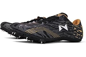 BLBK Spikes Leichtathletik Herren-Mittelstrecken-Laufschuhe, 8/7 Nägel Unisex-Leichtathletikschuhe, Jugendsportschuhe mit Spikes und Sprint
