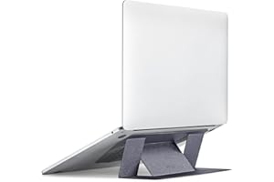 MOFT Support pour Ordinateur Portable, Support Laptop Adhésif Léger et Stable avec 2 Angles Réglables pour Bureau Voyage et Études, Compatible avec MacBook 11"-16", Gris Espace