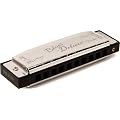 Fender Blues Deluxe Harmonica, Clé de C, 10 Trous, Nickel Chrome, Étui Inclus