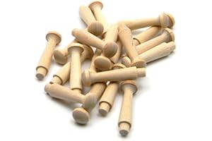 Oakcrafts - Birch Shaker Peg 45mm / 1.75" - Pack of 20