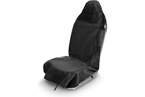 Einesin Funda Universal para Asiento de Coche - Suave de Felpa - 100% Impermeable - Antideslizante - para Asientos Delanteros (Conductor y Acompañante)