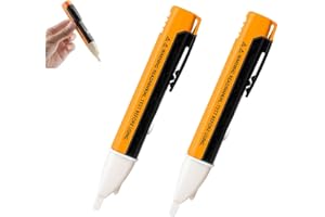 JBLJDWD 2 Pcs Electric Tester Pen, Voltage Pen, Voltage Tester Pen Tester Range 90v to 1000v with Flashlight Adjustable Sensitivity