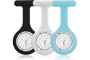 YSFVNP 3 Pcs Fob Watches for Nurses & Health Care Professionals - Easy to Carry, Suitable for Doctors & Paramedics