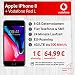 Produktbild Apple iPhone 8 mit 64GB internem Speicher, Vodafone Red L inkl. 8 GB Highspeed Volumen mit max 500 Mbit/s inkl. Telefonie- und SMS-Flat, EU-Roaming, 24 Monaten min. Laufzeit, mtl. € 64,99