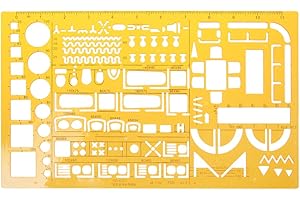 EWBOB Rtengtunn 1:50 Escala a Medida Ingeniero de Arquitectura matemática Regla Dibujo Plantilla de Dibujo