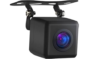 Eonon Cámara de visión Trasera de Respaldo de estacionamiento para Unidad Central de Android con ángulo de visión Amplio de 140°, 720P, IP68 Impermeable, 1280 * 720 y 0,2 Lux A0125