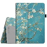 Fintie Folio Slim Fit Kunstleder Schutzh�lle Cover Case mit Auto Schlaf / Wach Funktion, Mandelbl�ten|iPad|1|1 year|iPad 9.7 zoll 2018 2017, iPad Air|USB Stick|USB Stick - 