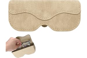 ULAPITHI Car Sunglasses Holder, Car Glasses Case, Car Sunglasses Holder, Stable Car Glasses Case with Clip, Sunglasses Holder