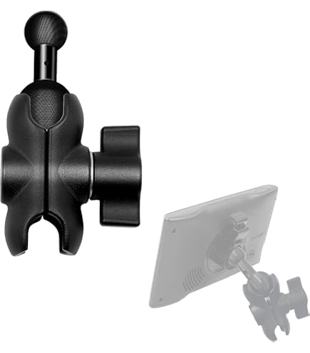 2er-Set Kugelgelenk-Adapter Für Handyhalterung – Doppelkopf, 17 Mm, 10,2 Cm Verlängerungsarm