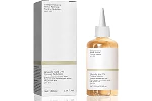 GIUGIO Glycolic Acid Toning Resurfacing Solution, Glycolic Acid 7% Toning Resurfacing Solution, 100ml Glycolic Acid Toning Toner Toning Solution pour les imperfections, hydrater et renforcer votre peau