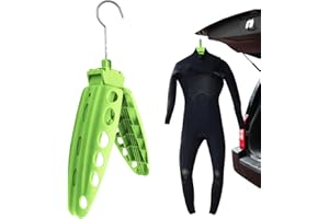 Richolyn Hangers for Wet Suit | Fast Dry Folding Vented Hanger | Folding Vented Hanger for Surfing and Scuba Diving Wet Suits, Surfing Suit Hangers Diving Accessory