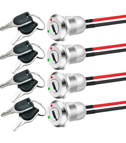 Interruttore A Chiave 12/24V 10A - Per Auto O Impianti - Foto 8