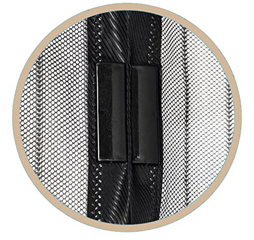 Moskitonetz mit Magnetverschluss mit 18 starken Magneten 100 x 210cm – perfekter Schutz vor Insekten individuell kürzbar - 2