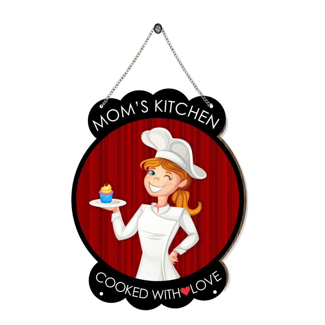 PRINTELLIGENT Funny Home Door Hanging (Multicolour, 8 x 12)