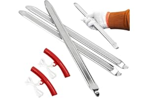 Naletie Palanca de Neumáticos, 3 Piezas 30cm Palancas de Neumáticos de Acero al Manganeso, Desmontadores de Neumáticos, Tyre Monkey Palanca de Neumáticos, para Reparar para Motocicleta, Coche