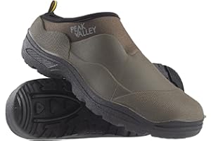 PEAK VALLEY Mens Waterproof Shoes Neoprene Boots Slip On Outdoor Clogs Rubber Wellies Work Gardening Wellingtons Ladies Slip Resistant Mules