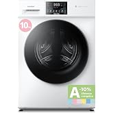 COMFEE ' Washing Machine Dryer 2 in 1, 22 lbs/7 kg Class A -10%/D | Silent BLDC Motor, Steam Care, Sensor Auto Dry, Woolmark