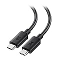 Cable Matters USB C to USB C Monitor Cable 6 ft / 1.8m with 4K 60Hz Video Resolution, 100W Power Delivery, and 5Gbps USB-C 3.1 Gen 1 Data Transfer (Black)