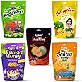 DOBIEE Multi Fruit Flavour Centre Filled Candies Combo of 5 Assorted Pack (Muskiee 50pcs, My Santra Candy 50pcs, Kachi Kerry 50pcs, Mangolee 50pcs, Funky Munky 50pcs)