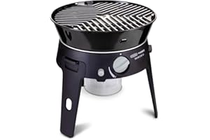 CADAC - Safari Chef 30 HP Deluxe - Barbecues portables - Revêtement céramique GreenGrill - Incl. Housse de protection - Camping - Les incontournables du barbecue