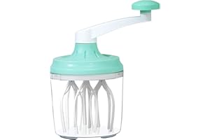 Batteurs Manuels et Fouets a Main, Batteur a Main, Mixeur, Fouet Manuel Cuisine, Fouet à Oeufs, Mousseur à Lait 1200ml