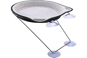 NAROOTE Wosune Nido Appeso per Animali Domestici, Ventosa per Finestra da Letto Ventosa per Nido da Appendere sul davanzale della Finestra Amaca per Cuccia per Gatti per Finestra Cuccia per Gatti(Gray)