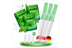 ‎J.FÉE J.Fée 3 Stück Rauchentwöhnung Atemstick Minze Verstärken und 9 Minze Verstärken Geschmacksfiltern, S2.0 Rauchentwöhnung Zigarettenersatz Rauchfrei Hilfsmittel mit Widerstand Atemsticks und Filter