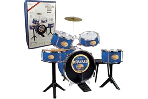 Reig- Batterie Golden Drums, 727, Multicolore