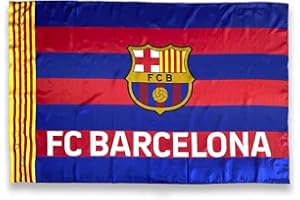 FOXCUP Flaga pionowa Grande FC Barcelona - wymiary 150 x 100 cm - poliester 100% na zewnątrz i wewnątrz