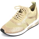MARIA MARE 67918 - Zapatillas Altas Mujer, Elásticos y Cuña Interior (39,  Champagne) : Amazon.es: Zapatos y complementos