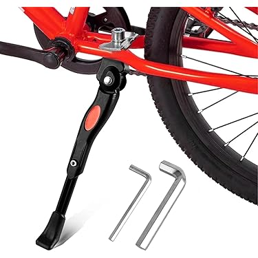 Béquille Aluminium Antidérapante Béquille Vélo Réglable Ailelan