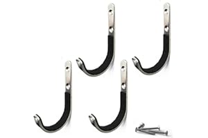 MENG ZHI AO 4 Stück Regal für Waffen und Schüssel Haken Befestigung der Wand für alle Gewehre und Gewehre