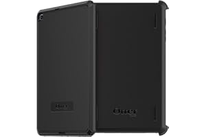 OtterBox Defender Coque pour Samsung Galaxy Tab A 10.1" (2019), protection antichoc et ultra-robuste avec protection d'écran intégrée, 2x testé selon la norme militaire, Noir, Livré Sans Emballage