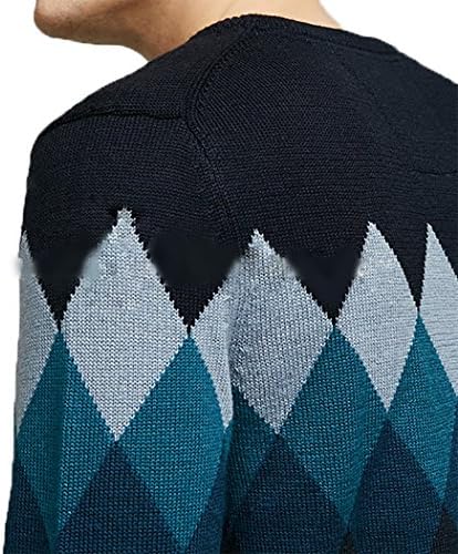 Sweet Dreams Home hypo-Allergenic 100% Baby Alpaca Sweater, Blue Diamond-Black, Eco-Friendly, Hand-Knitted, XXL