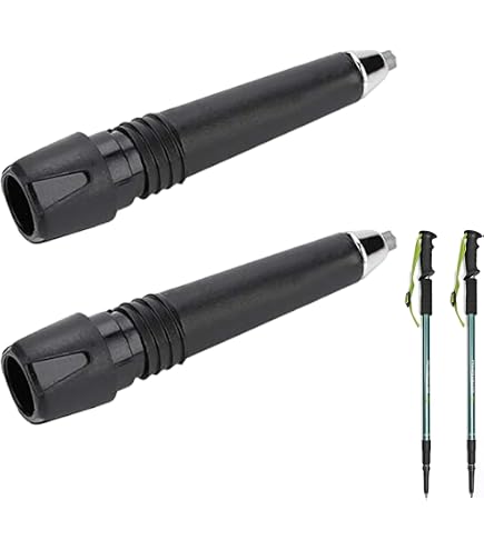 Keenso 4 Punte Di Ricambio Per Bastoncini Da Trekking | Punta In Acciaio Al Tungsteno Antiruggine | Diametro 8mm