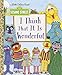 Produktbild I Think That It Is Wonderful (Sesame Street) (Little Golden Book)