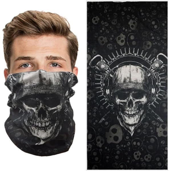 Tour De Cou INIULLUV Pour Sport - Protection Vent Et Soleil - Cyclisme, Course, Moto - Noir Taille Unique