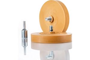 BenBow Adattatore Aroma Vaniglia - Adatto per Trapani Commerciali, Avvitatori a Batteria, Smerigliatrici Diritte (10 gomme per Pellicola + 2 adattatori)