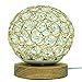 Produktbild Schnur Tischlampe LED USB-Fernbedienung 16 Farben Rattan Ball Tischlampe Kristallkugel Zwei-Pin-Stecker warmes Licht Monochrom-Taste Schalter