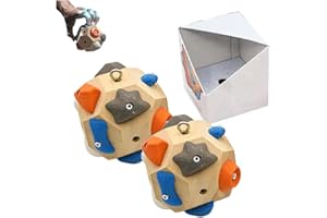 Yanobia Handcrafted Boulder Block - Build Strength and Precision, 3D Boulder Block Rock Climbing Training Ball for Finger & Hand Strength, Gift for Mountain Climbing Present