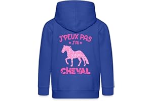 Spreadshirt Désolé J'Ai Poney Fleuri Veste À Capuche Premium Enfant