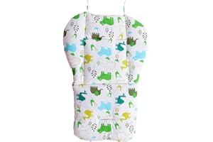 DAWWOTI Bébé Poussette Siège Coussin Coton Mat Universal Kids Animaux Poussette Poussette Buggy Coussin Pad Mat Cartoon Imprimé Soft Pad Épais