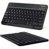 Bluetooth Klavye, Taşınabilir Mini Klavye, Windows, Android, İOS, Tablet ve TV Uyumlu Bluetooth Klavye, Ergonomik İnce Tuş Ta
